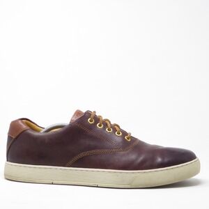 Sperry Mens Gold Cup Sport Leather Sneakers Brown STS11800 Size 12M